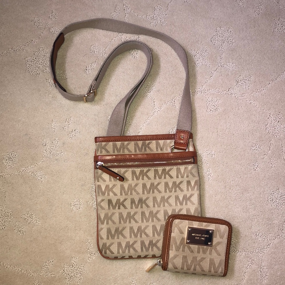 Michael Kors Satchel & Matching Wallet
